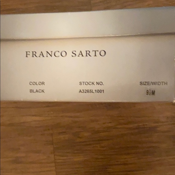 Black Suede Franco Sarto Suede Boot - Picture 8 of 8